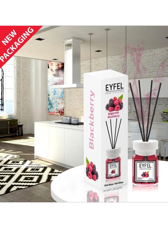 Eyfel Reed Diffuser - Blackberry Fragrance 120 ml - 2 pcs pack