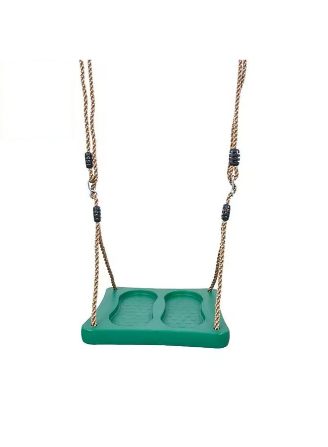 Kids Swing Plastic Stand-on Foot Stand-Up Swing Seat with PE Rope