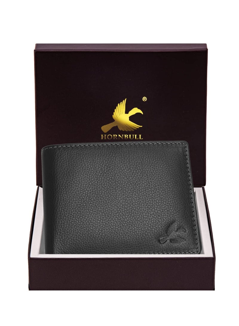 Leather Maddison Black Rfid Blocking Wallet for Men's | Wallets Men's