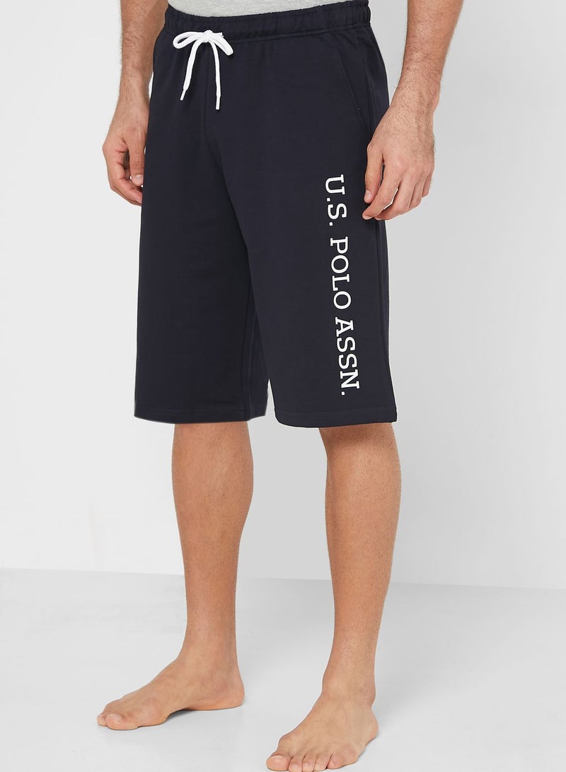 Drawstring Shorts Navy