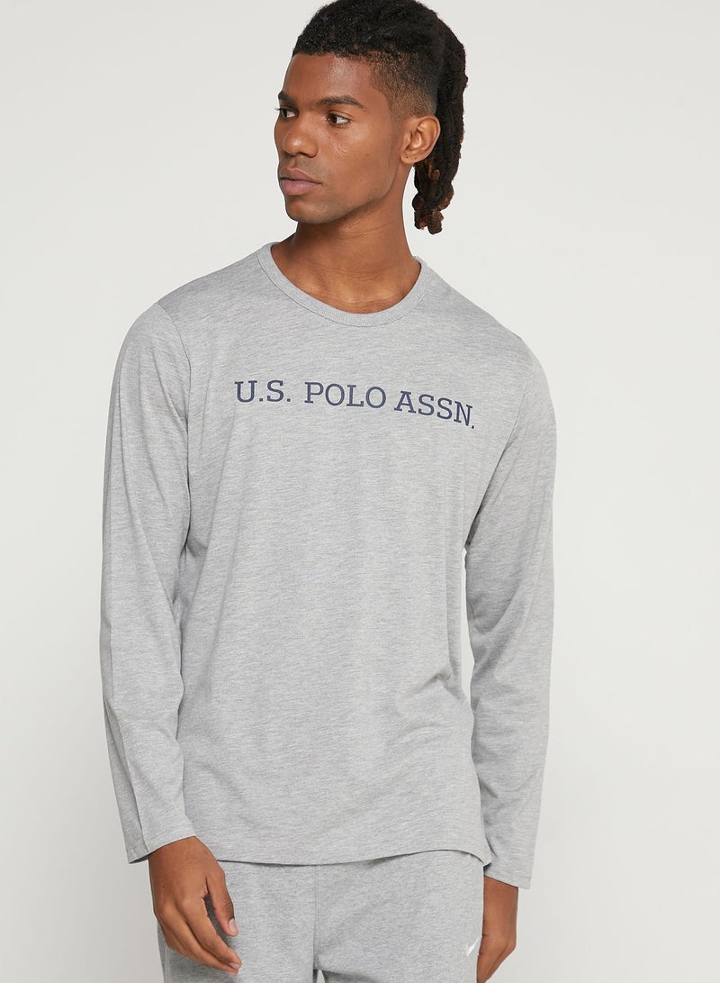 Crew Neck T-Shirt Grey
