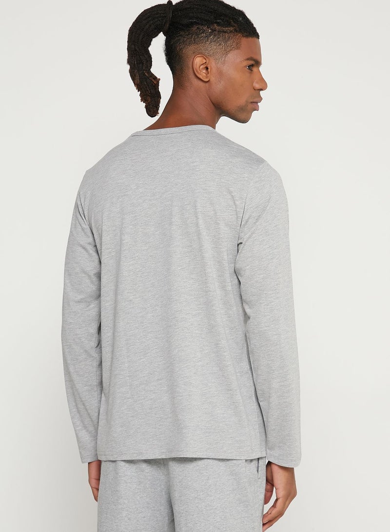 Crew Neck T-Shirt Grey