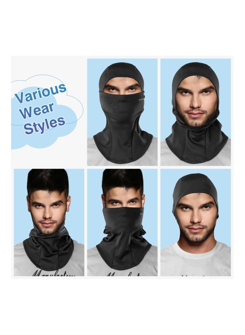 Ski Mask Balaclava, Cold Weather Scarf, Full Face Mask Cover, Windproof Thermal Winter Neck Warmer Hood for Cycling Hikingskiing, Snowboarding, Motorcycling, Cycling, Riding for Men Women