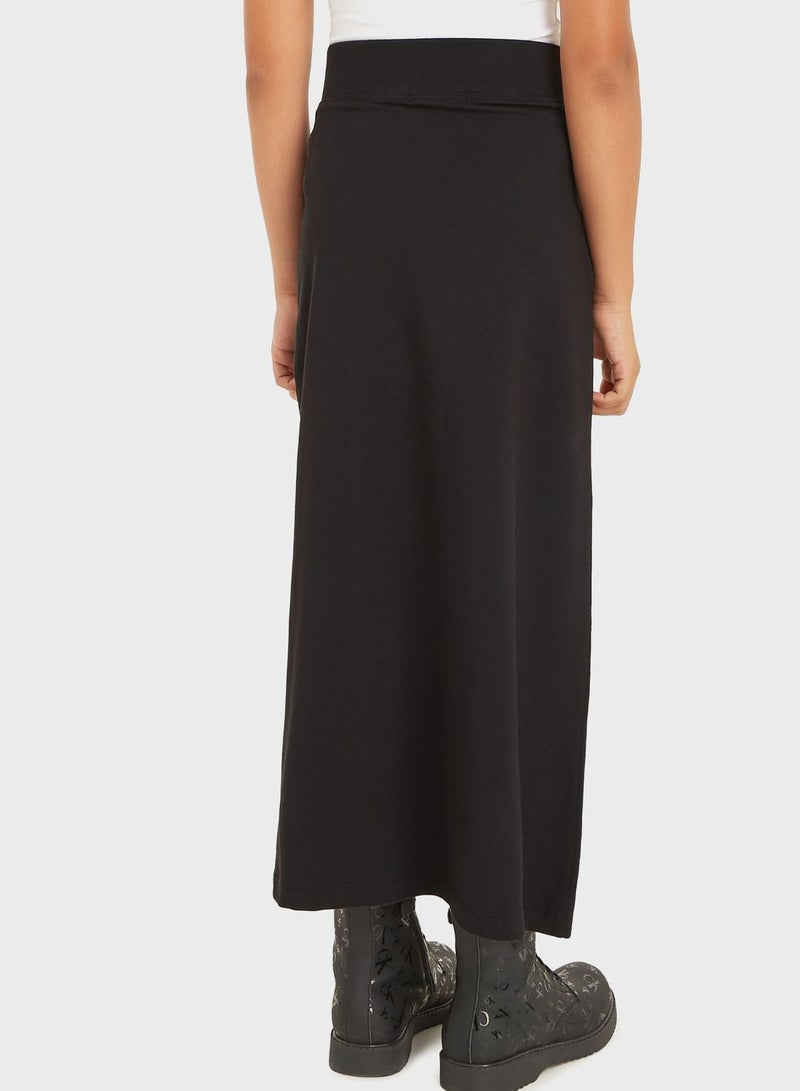 Kids Minimalistic Maxi Skirt