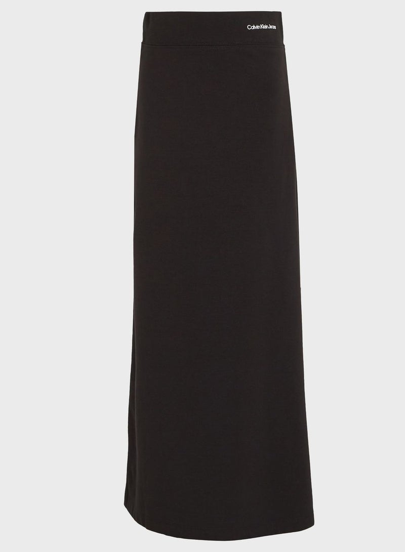 Kids Minimalistic Maxi Skirt