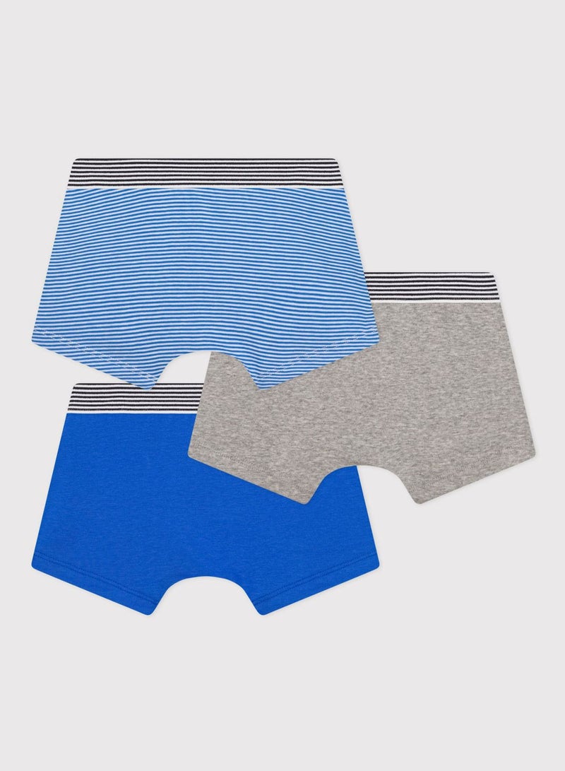 Kids 3 Pack Assorted Boxers