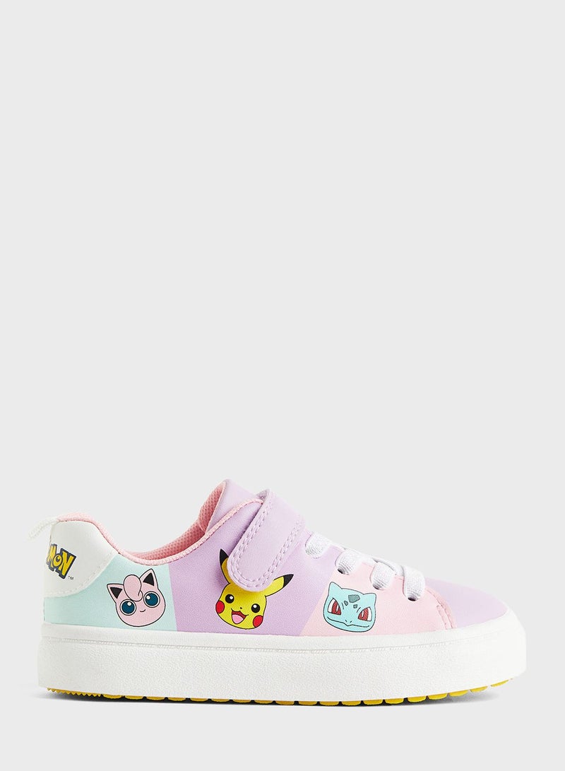 Kids Pokemon Printed Sneakers