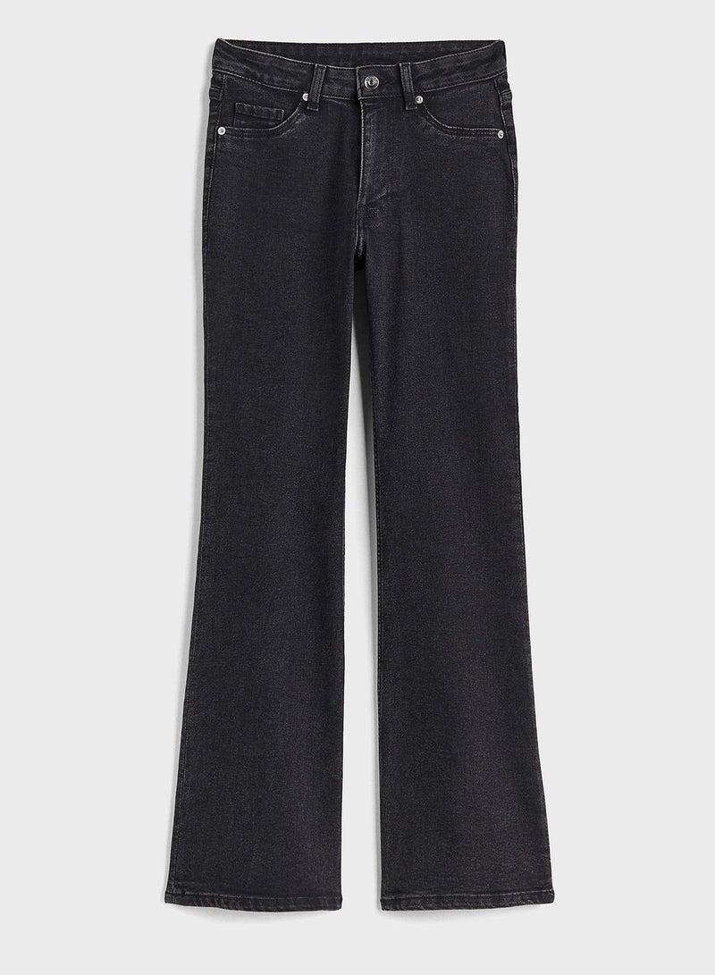 Flared High Leg Jeans