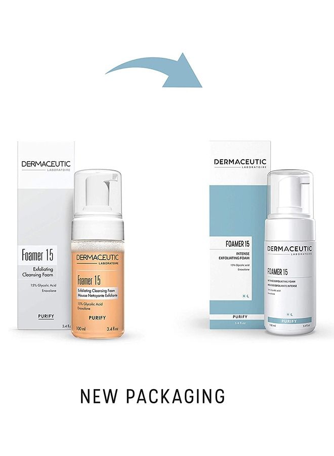 Dermaceutic Foamer 15 Exfoliating Cleasing Foam 100ml