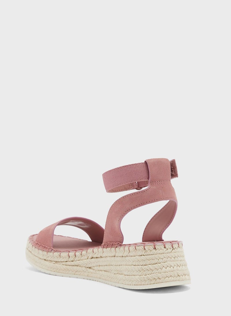Sporty Wedge Sandals