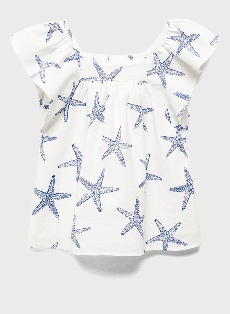 Kids Star Printed Top