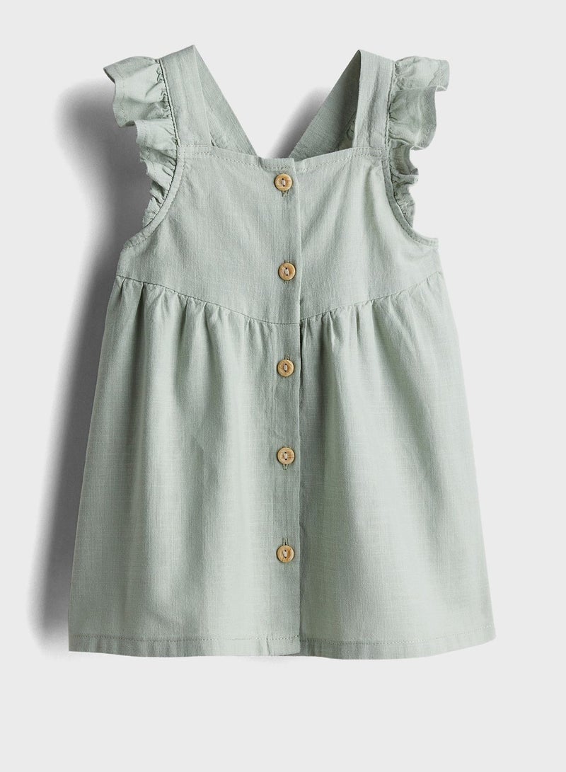 Kids Frill Sleeve Dress