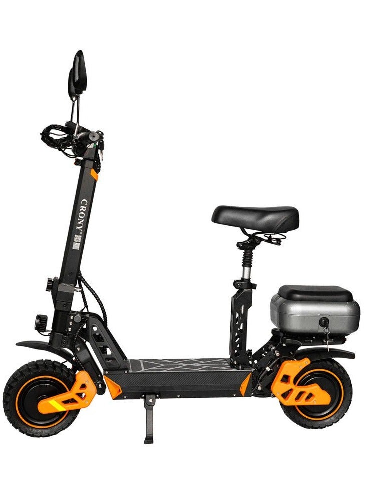M4 Max Dual Drive 48V20A 2400W With APP E-Scooter Two-Wheeled Compact Electric Scooter With Seat