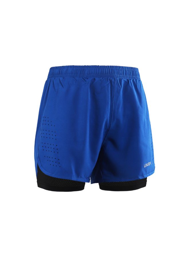 2-In-1 Breathable Running Shorts With Longer Liner XL