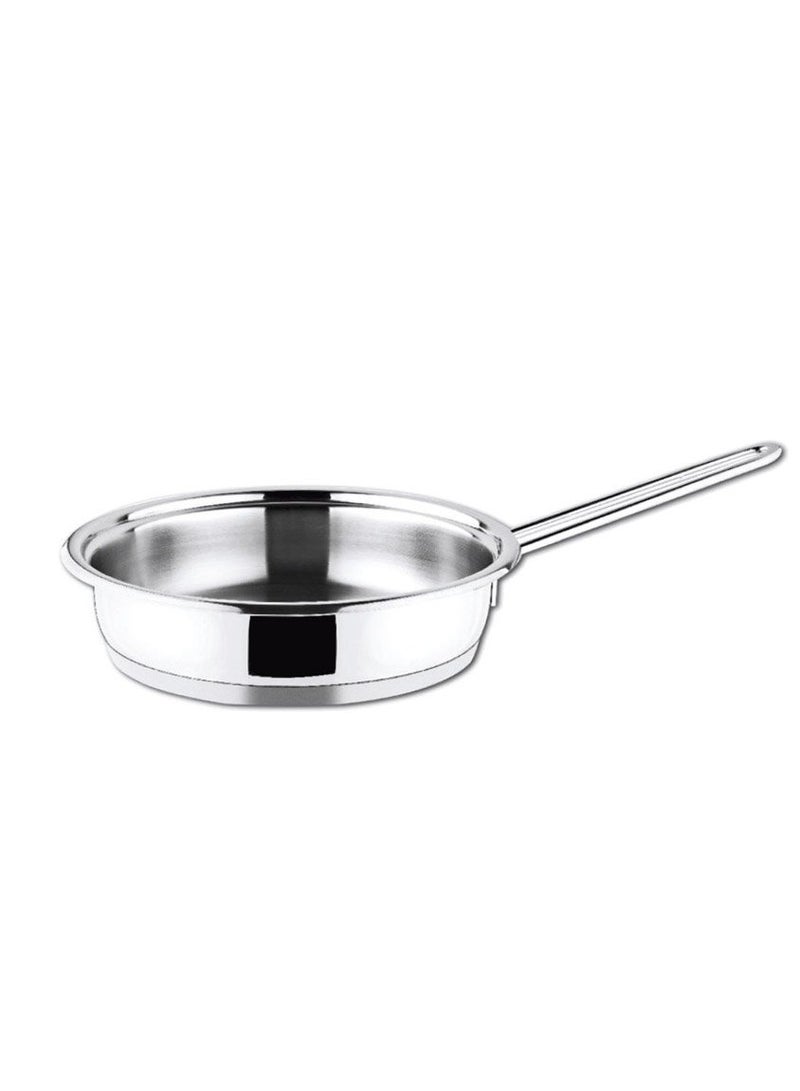 24 Cm Stainless steel Frypan -Made in Turkey