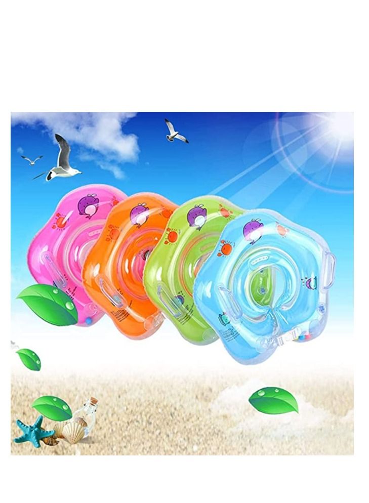 Baby Swimming Ring Inflatable, Kids Toddler Infant Swimming Float Pool Floaties Pool Ring, Summer Outdoor Water Bath Toys Suitable for Baby Safer Swims