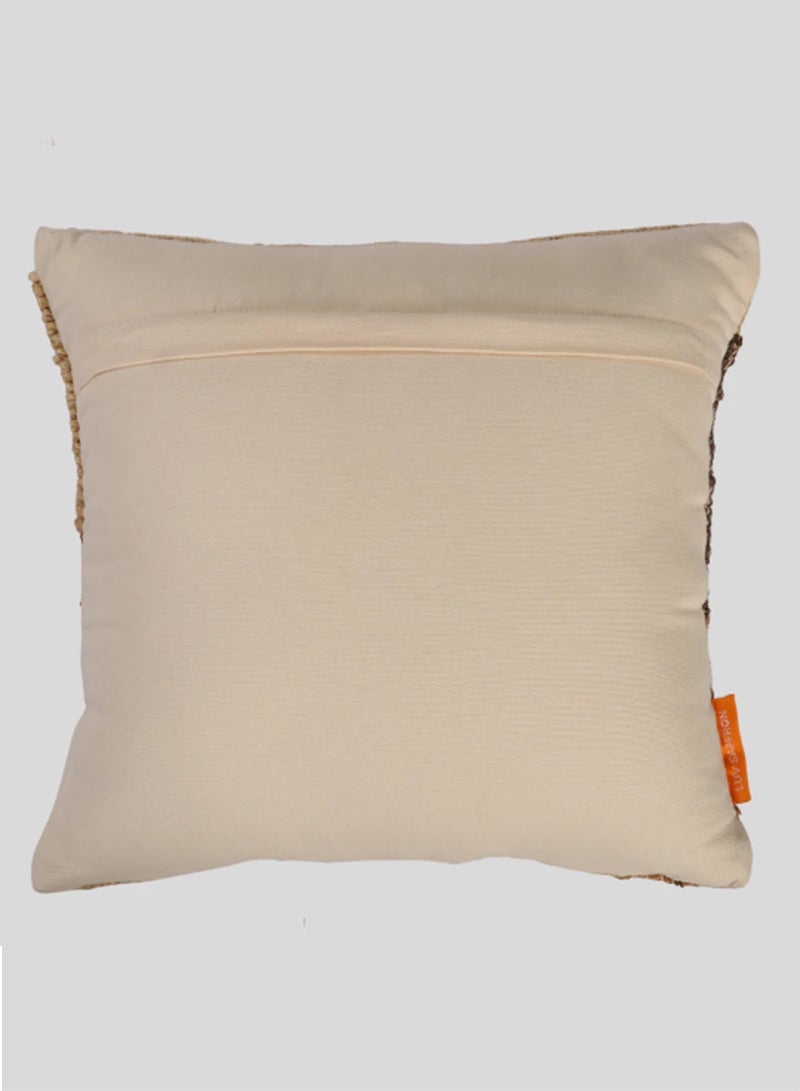 Pahia Throw Cushion Cover Textured Finish Square Personal Pillow Soft Cushion Case For Bed, Couch, Or Chair 45X45 Cm