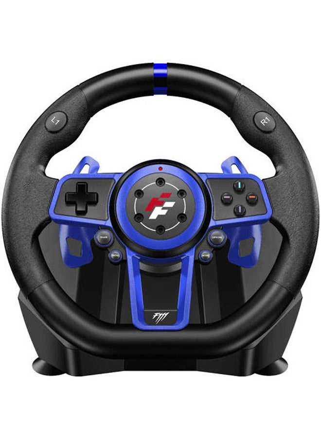 Suzuka Wheel F111 Racing Wheel set with Clutch Pedals, H-Shifter for PlayStation 5 (PS5)