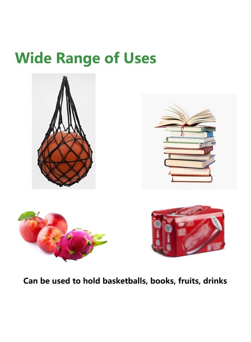 2-Pack Melon Hammock net Bag to Prevent Falling,Perfect for Growing Cantaloupe Pumpkin Watermelon in Vertical Garden Black