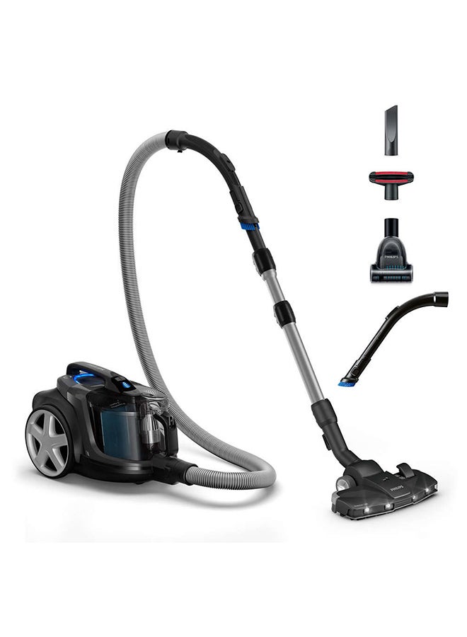 PowerPro Expert Bagless Vacuum Cleaner - PowerCyclone 8, TriActive+ LED Nozzle, 2L Dust Capacity, 900 W FC9747/09 Ink Black