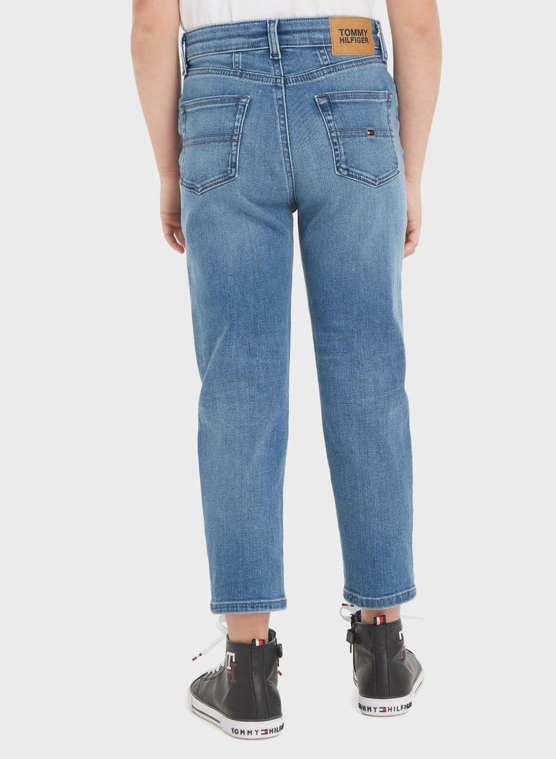 Kids Straight Fit Jeans