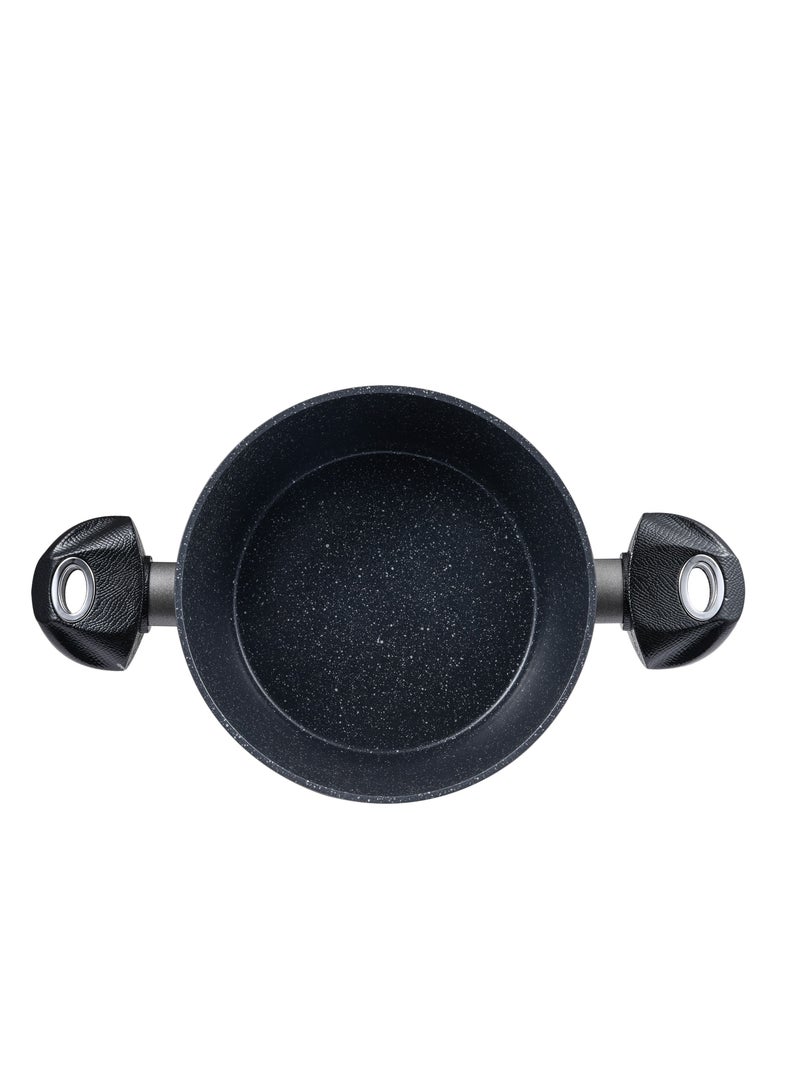 Orion Forged Aluminium Induction Bottom Non-stick Casserole With Lid 30cm