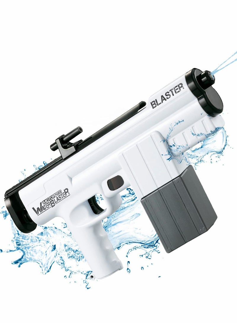 Electric Water Gun Toy, 375CC High Capacity Battery Powered Automatic Squirt Gun for Kids and Adults, 22ft Range Squirt Gun Toy fo
