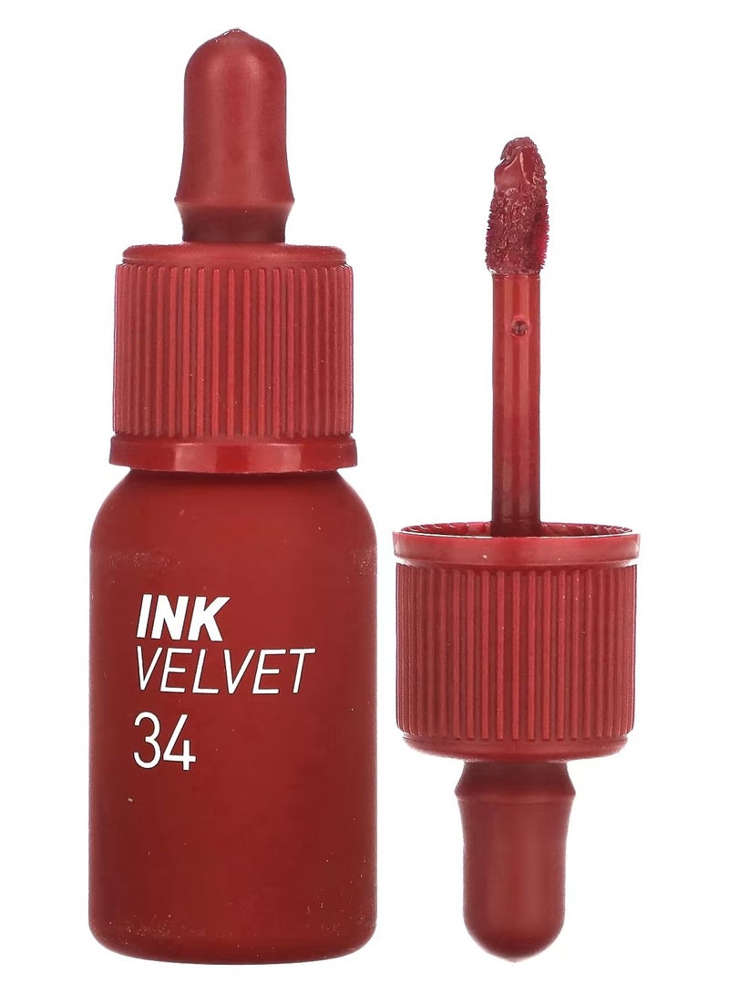 Ink Velvet Lip Tint 34 Smoky Red 0.14 oz 4 g