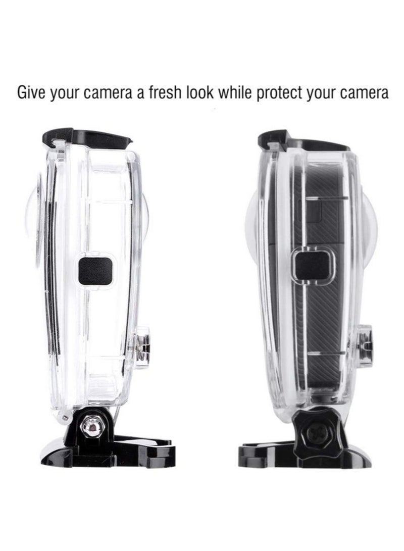 Waterproof Housing Case, 45M Underwater Protective Diving Case Housing Shell Replacement Cover for GoPro Fusion