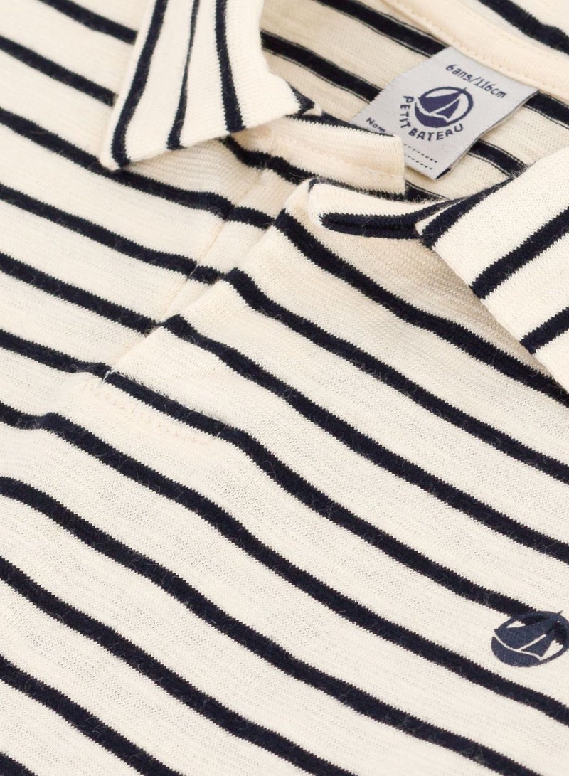 Kids Striped Polo Shirt