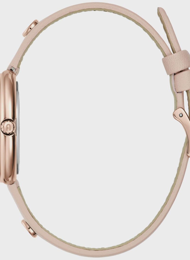 Furla Leather Strap Analog Watch