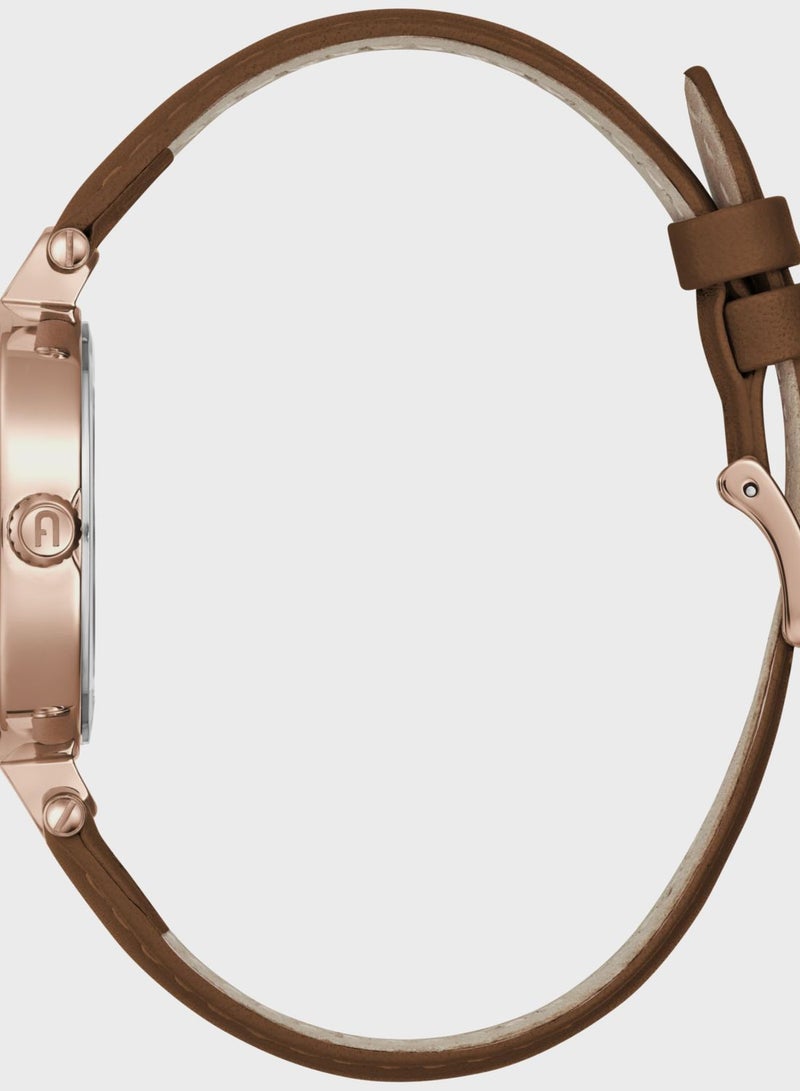 Furla Leather Strap Analog Watch