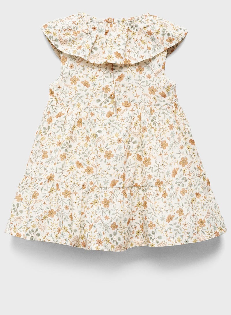 Kids Floral Printed Dress