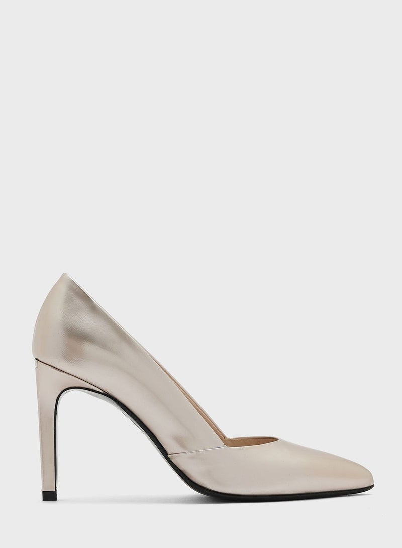 Pearl Pointed Toe Pumps