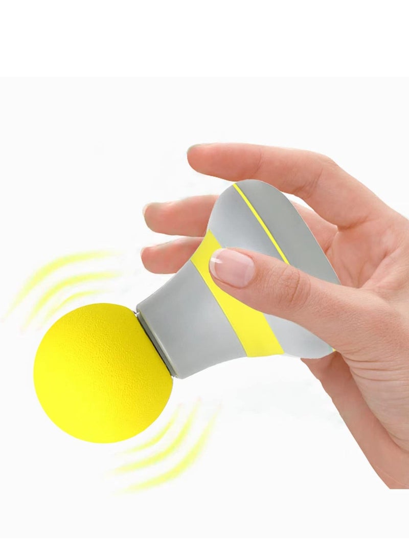 Back Massager Handheld, Mini Portable Electric Full Body Massager, USB Rechargeable, 6 Vibration Modes, for Neck Shoulder Leg Foot Massage, Sports Recovery