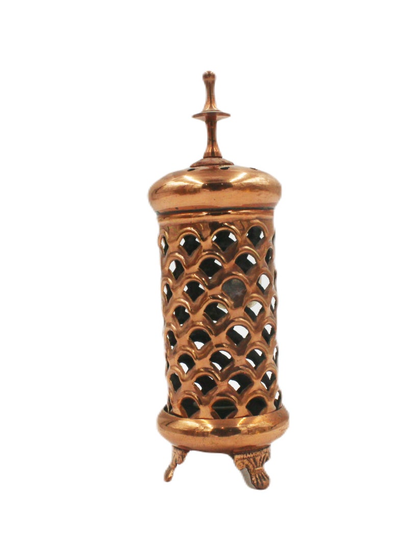 Arabian Candle Stand Copper Jali Work 20 cm