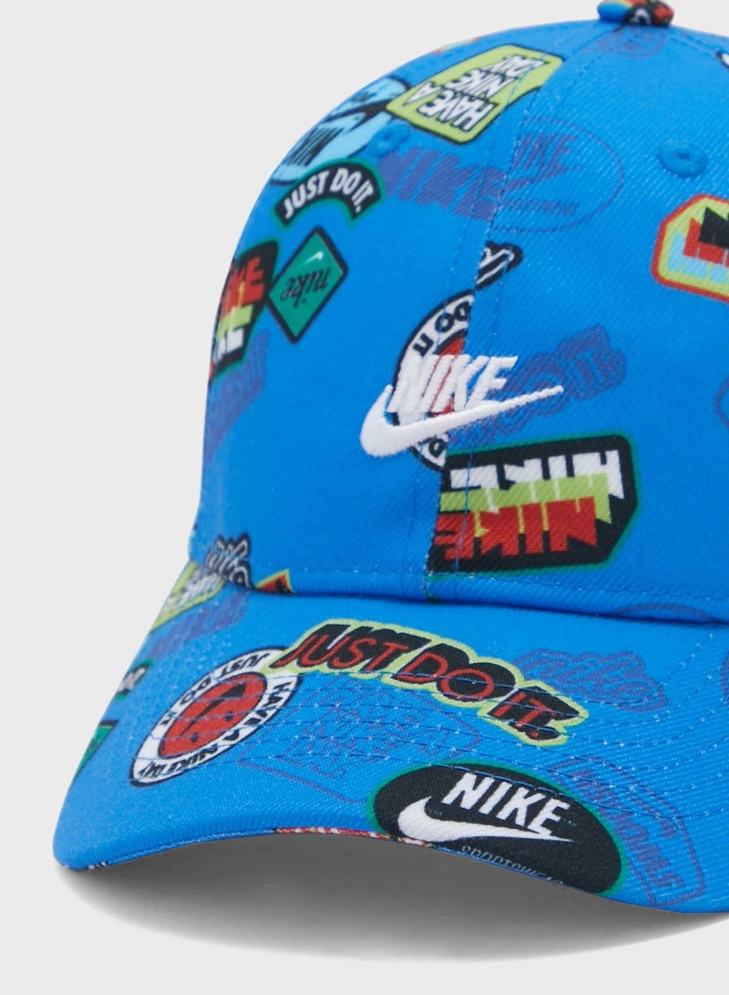 Kids Printed Cap