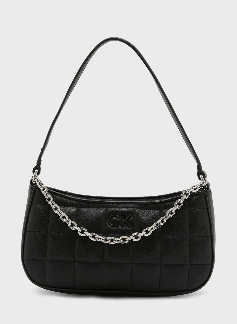 Square Quilted Chain Crossbody
