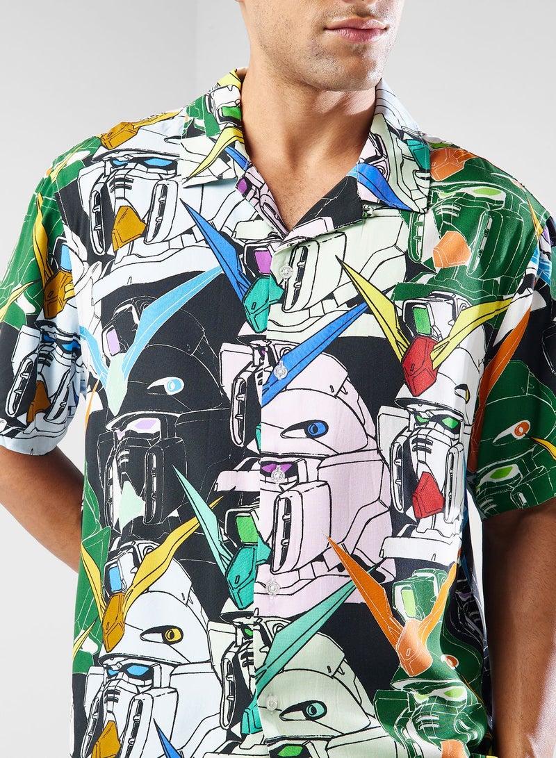 Gundam Heads Resort Shirt