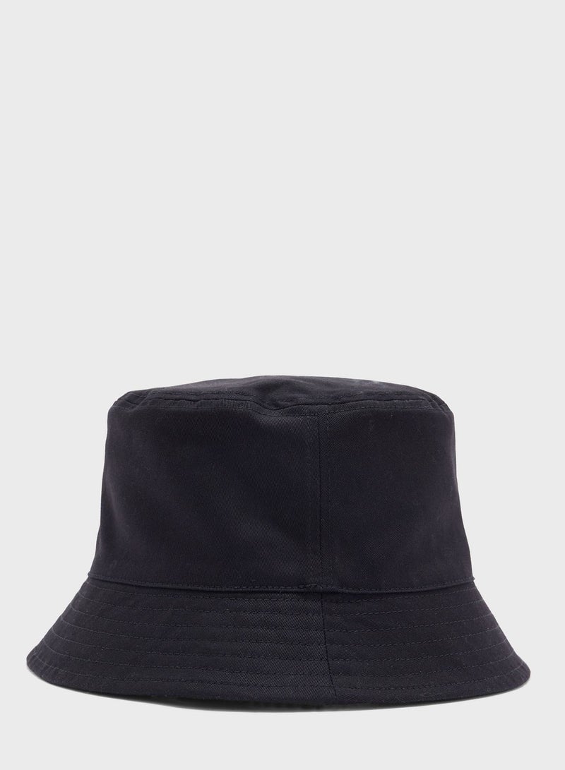 Monogram Detailed Bucket Hat
