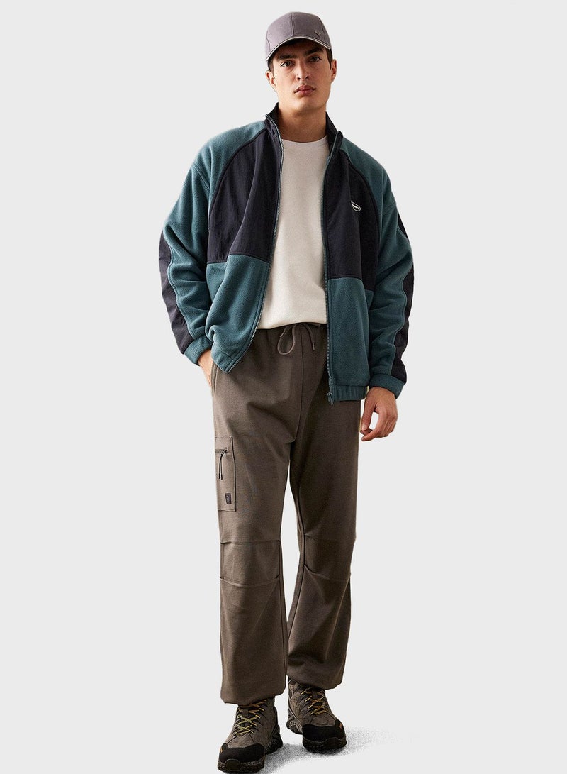 Man Licensed Discovery Channel Oversize Fit Sport Pants