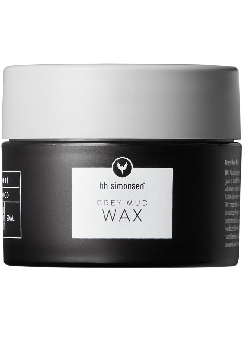 Grey Mud Wax - HH Simonsen - 90 ml | Hair Wax | Hair Styling Wax | Versatile styling wax | Extreme hold