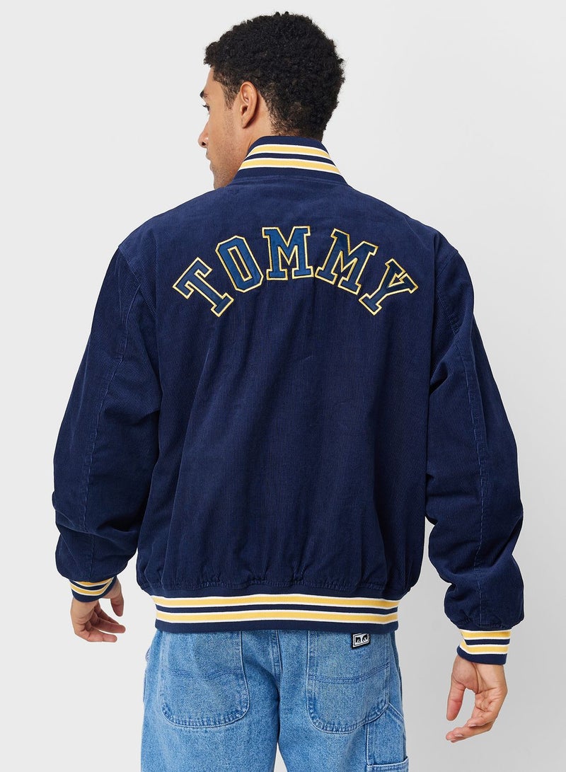 Logo Bomber Varsity Jacket