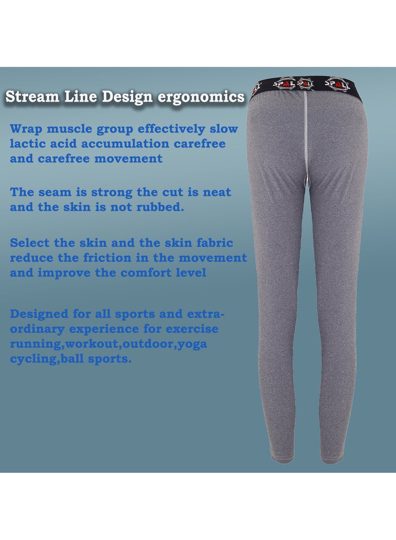 Men Compression Pants Gym Sport Leggings Long Running Pants Quick Drying Tights Men Training Pants High Stretch Fitness Pants Wicking Breathable Men Cycling Pants