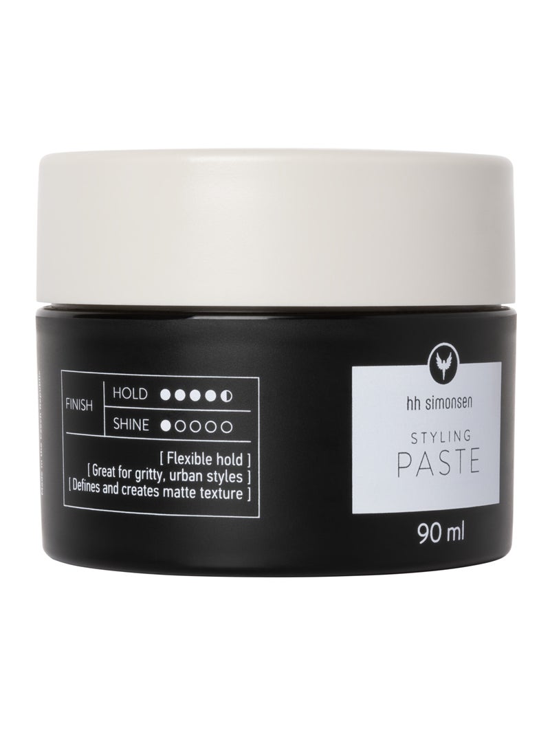 Styling Paste - HH Simonsen - 90 ml | Hair Styling Paste | Hair Wax | Styling Wax | Extreme hold | Easy to style | Suitable for all hair types