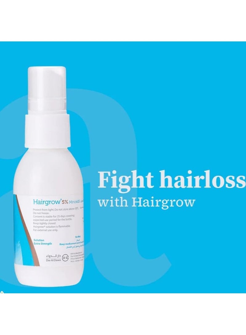 Hairgrow 5% minoxidil 6 months supply (6 bottles x 50ML