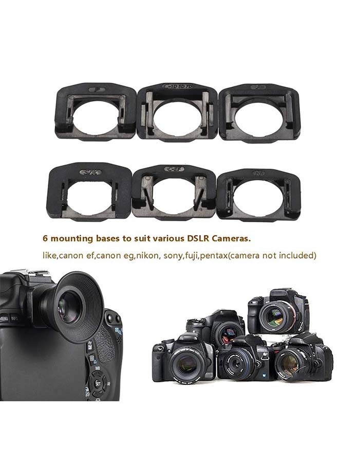 1.08x-1.60x Zoom Viewfinder Eyepiece Magnifier for SNY NEX E Mount/Canon Nikon Pentax Olympus Fujifim Samsung Sigma Minoltaz DSLR Camera
