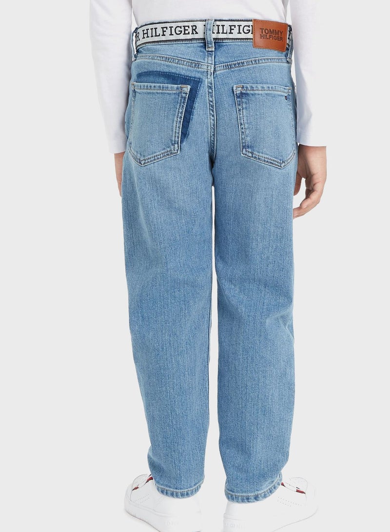 Kids Straight Fit Jeans