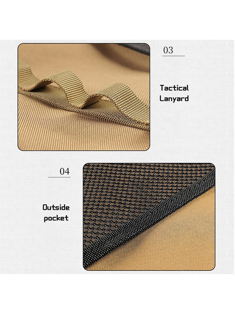 Grill Pan Storage Bag,Cast Iron Grill Pan Skillet Tray Organizers with Handles Durable Skillet Pan Storage Bag Multifunctional Camping Skillet Bag for Outdoor Camping Picnic Cookware Storage Bag