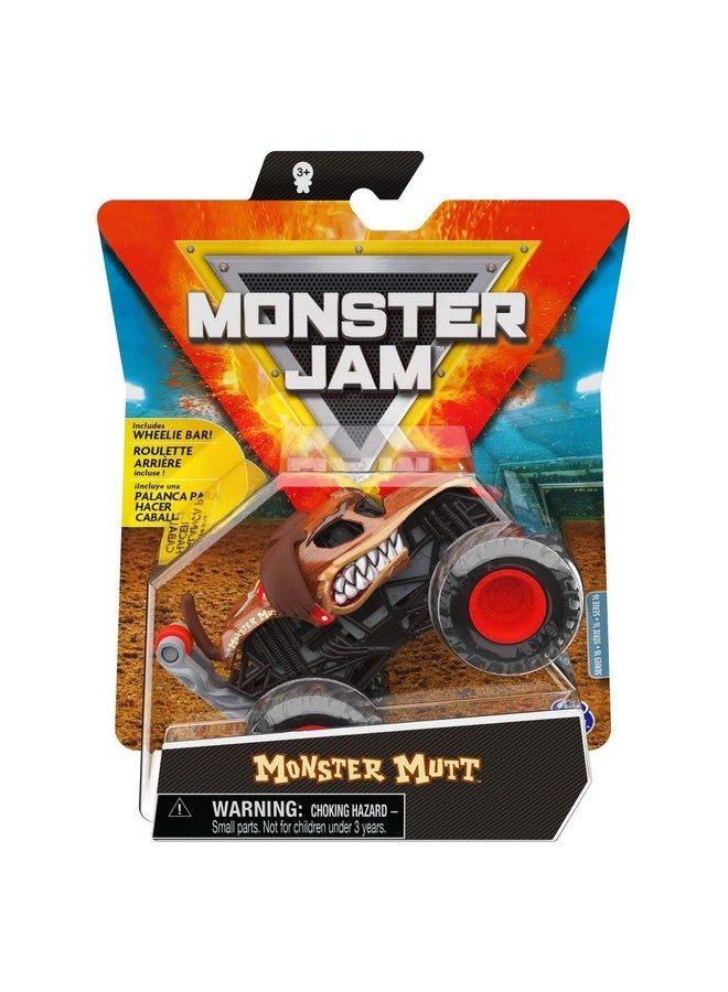 Official Monster Mutt Monster Truck Die Cast Vehicle Ruff Crowd Series 164 Scale